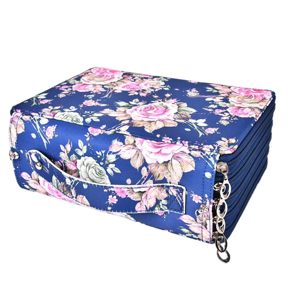

Large Capacity Case Stationery Pouch Storage Bag Drawing Pencils 252-slots Multi-layer 252-Holes