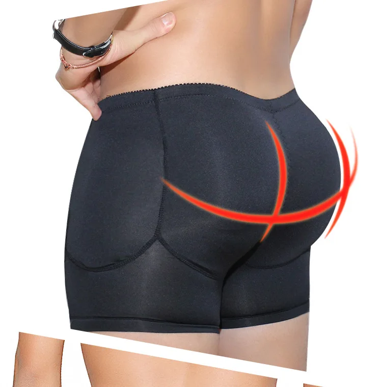

Plus Size Mens Butt Shaping Enhancing Underwear Hip Padded Boxer Briefs Butt Lifter Shapewear Trunks Body Shaper Control Panties