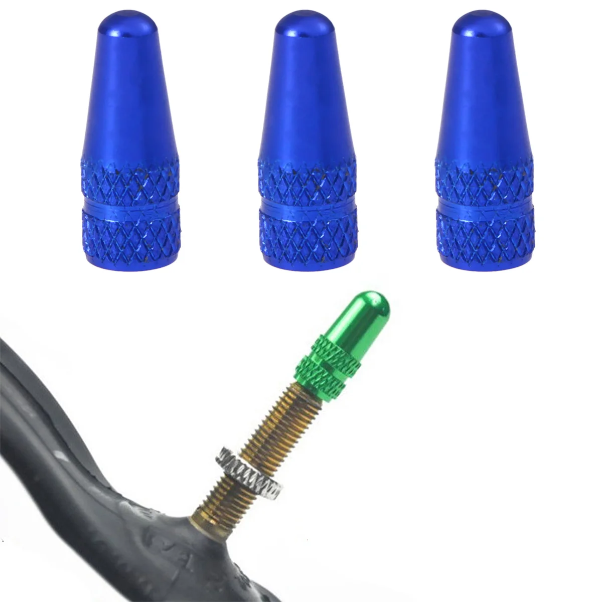 6-шт. Французские колпачки из алюминиевого сплава для шоссейного велосипеда