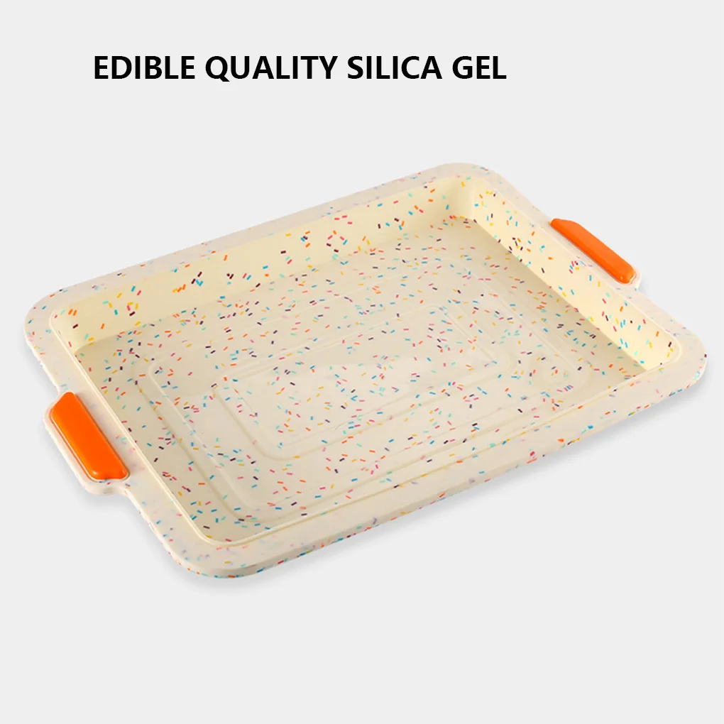 

Silicone Baking Tray Colorful Dot Bread Color Matching Mold Cake Mould Cookie Bakeware Microwave Oven Sheets Colorful