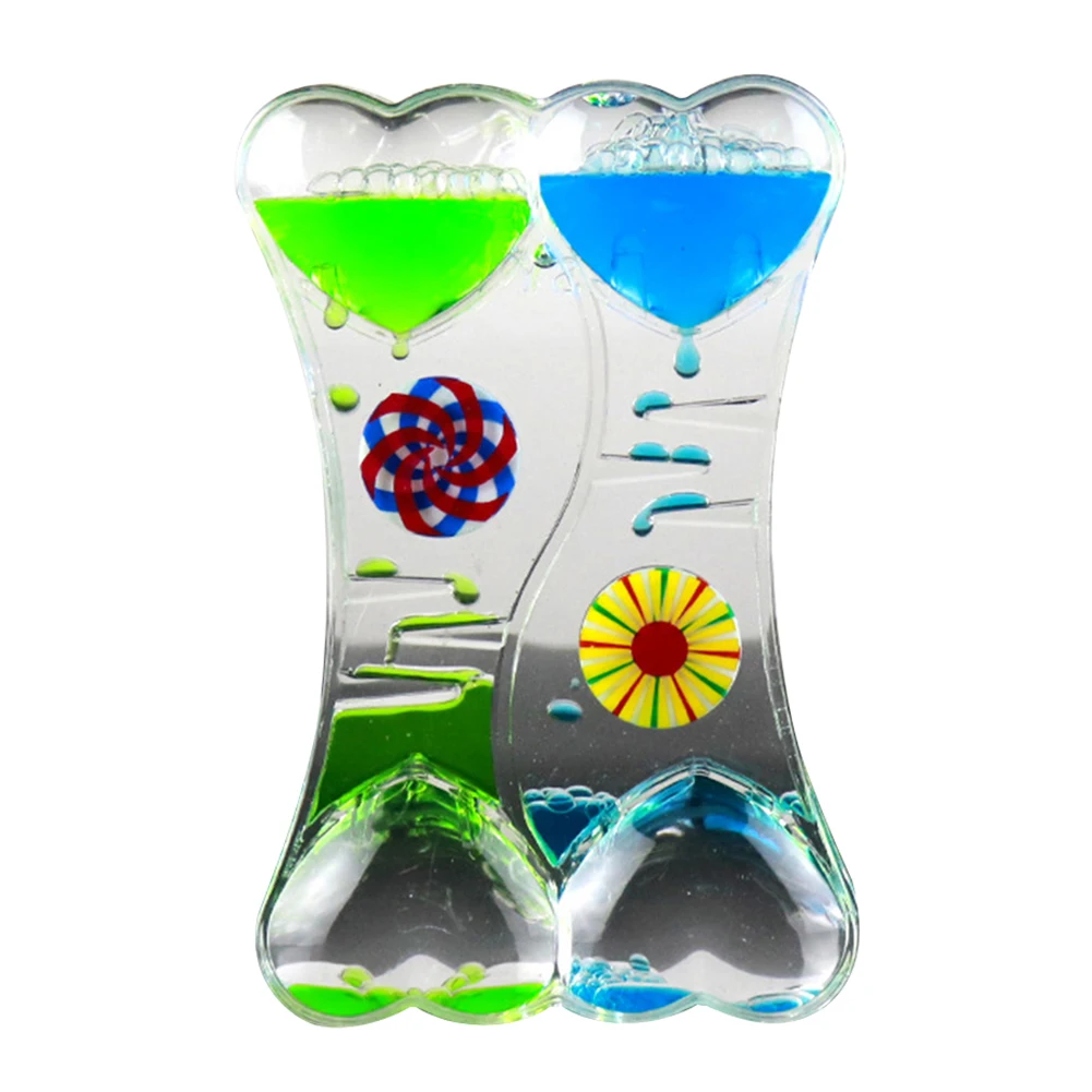 

Slide Oil Drop Toy Plastic Oil Drop Ornaments Pudding Cream Liquid Hourglass Oil Spill Gift Desktop Ornaments Home Decor