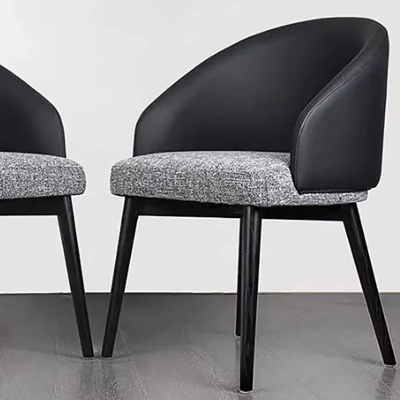 Стулья для гостиницы обеденный стол нордические северные наборы дома черный