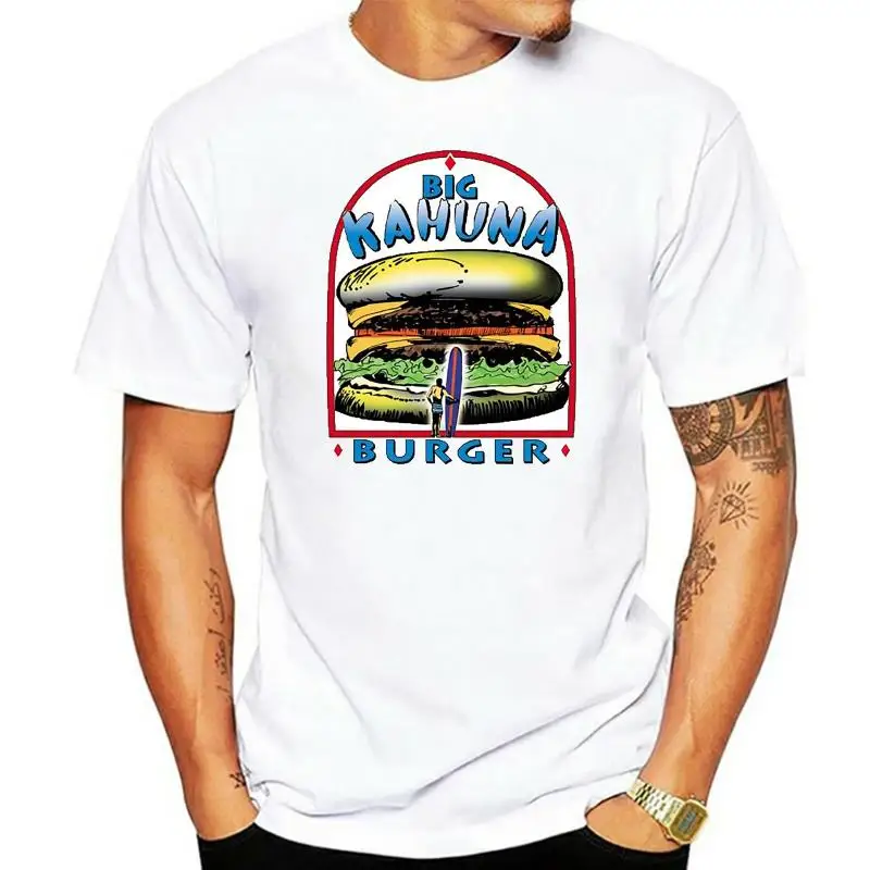 

Camiseta de Pulp нимация испытание мертвых, hamburguesa, Kahuna grande