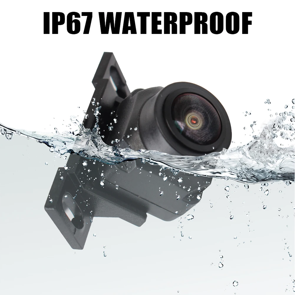 

100% Brand New Reversing Camera 0.5W Max 170° Wide Viewing Angle 480 TV Lines IP67 Starlight Night Vision None