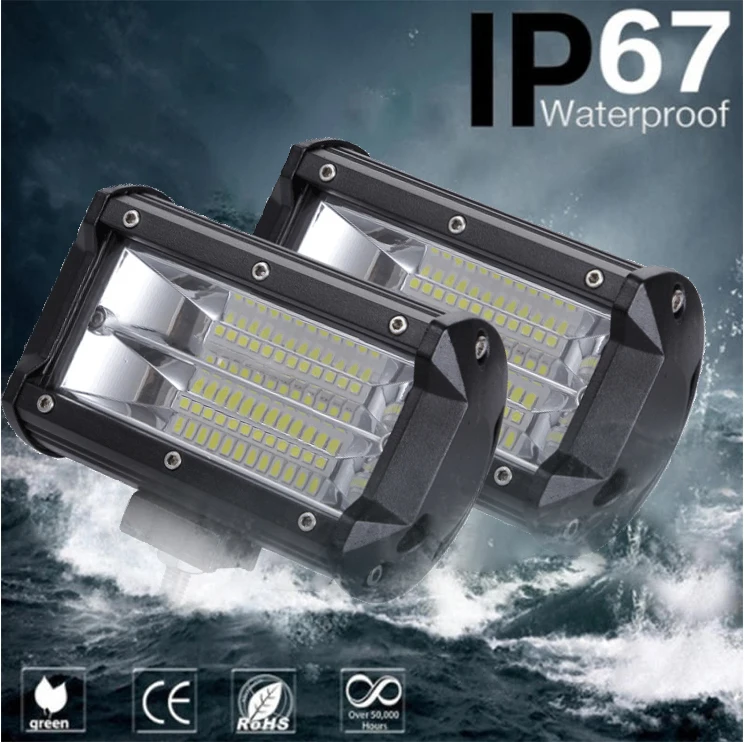 1 шт. 5 дюймов 240 Вт светодиодная рабочая фара для автомобиля грузовика Jeep 4x4