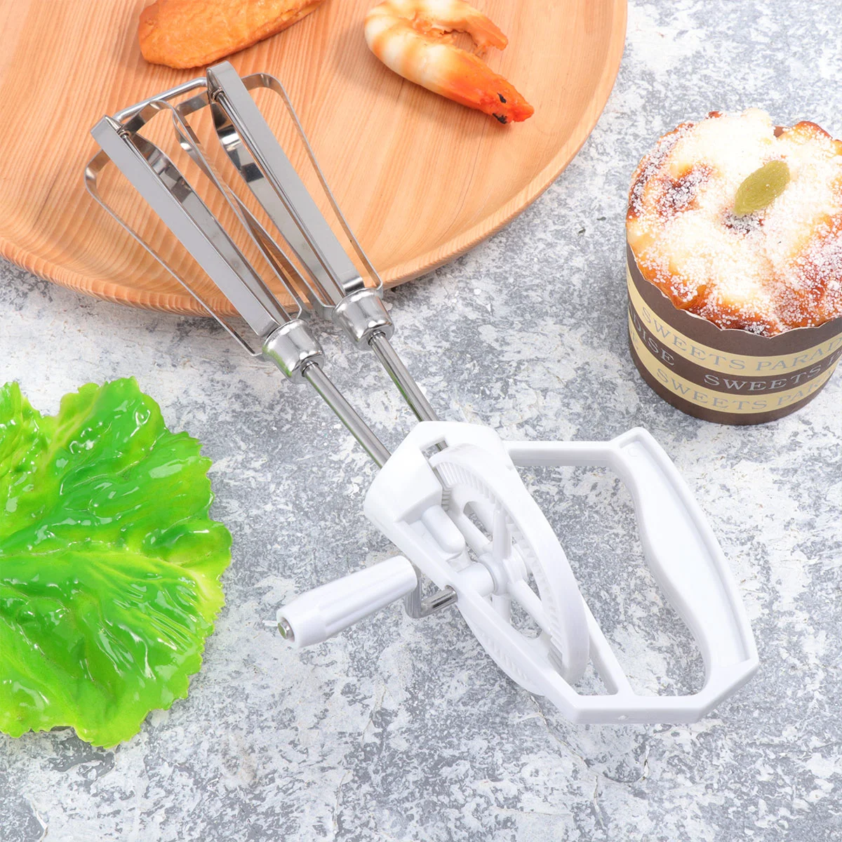 

1pc Egg Beater Spiral Multifunction Hand Whisk for Home