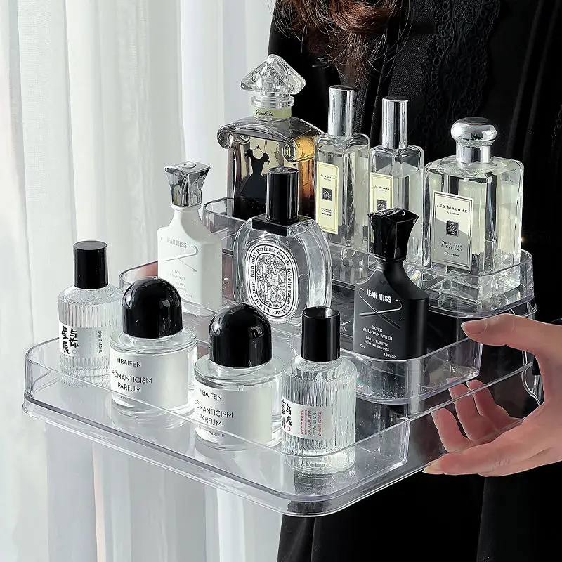  Makeup Perfume Storage Rack Durable Rotating Shelf Organizer  Boxes For Bathroom Bedroom Organizer Mini Backpack Organizer Insert : Home  & Kitchen