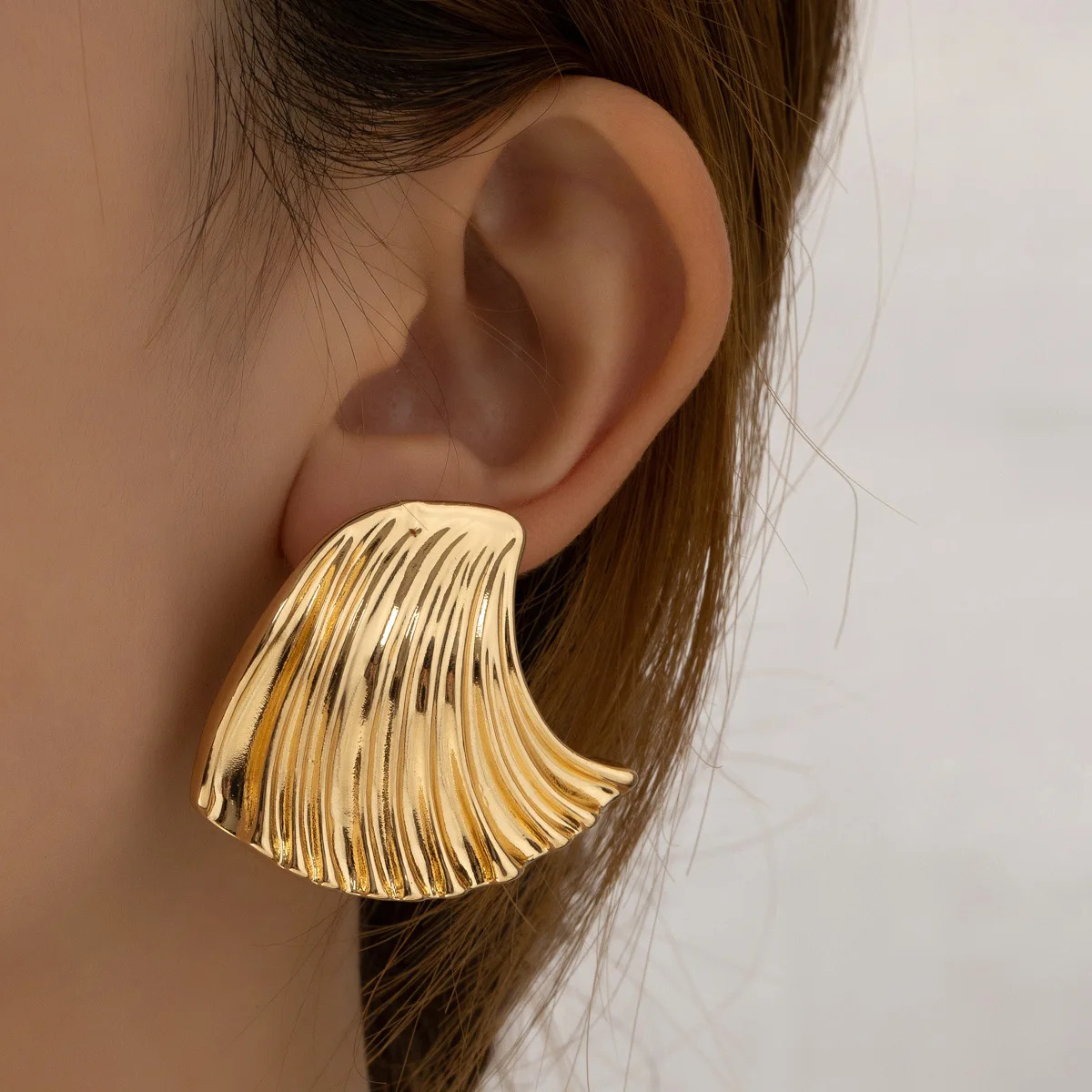 Pendientes 2024, tendencia zara, полосатая звезда в стиле ретро, стильные уникальные металлические простые спиральные ювелирные аксессуары для девочек, bijoux femmes de (art.: 3920cded0d83a) - 3920cded0d83a