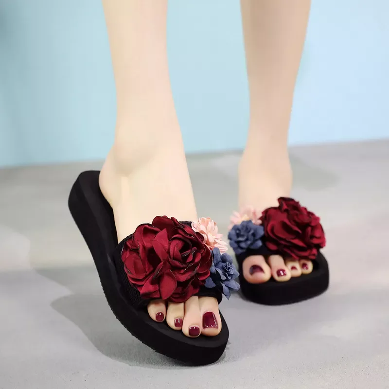 

New2022 antiskid slippers cool high with thick soles slippers manufacturers wholesale