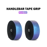 road bike noctilucent speed handlebar tapes light reflective dazzle cycling bar tape pu leather colorful bicycle fork grip tape