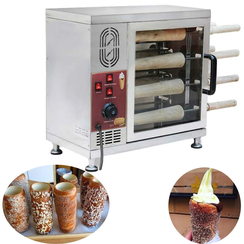 

New donut churro baker/chimney bread oven/chimney cake machine/kurtos kalacs machine