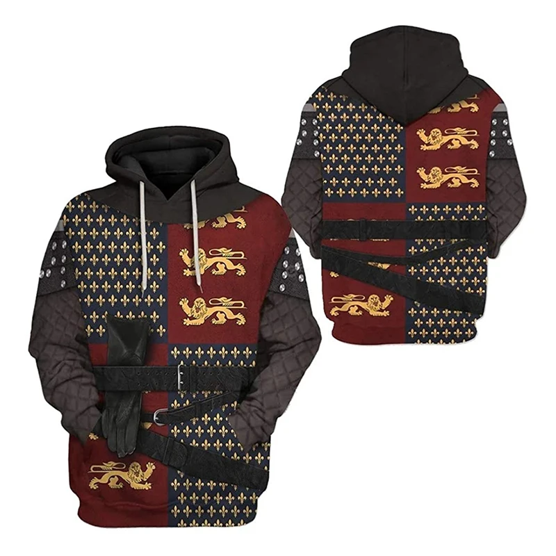 Role Playing Of Historical Characters Hoodie Men's Novel Fashion Harajuku Long Sleeve Pullover Sweatshirt Cosplay Party Hoodies