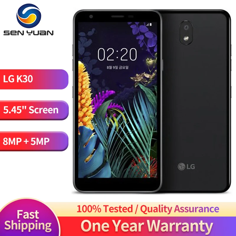 

Оригинальный смартфон LG K30, 4G мобильный телефон, дисплей 5,45 дюйма, 8 Мп + 5 МП, 2 Гб ОЗУ 16 Гб ПЗУ, Snapdragon 425 LTE, сотовый телефон с четырехъядерным процессором, Android