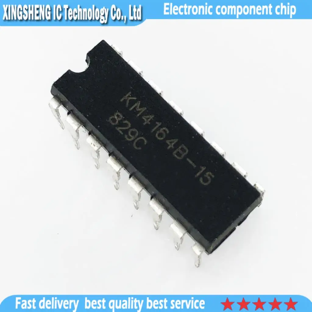 10 шт./лот 4164 KM4164B KM4164B-15 DIP-16  In Stock