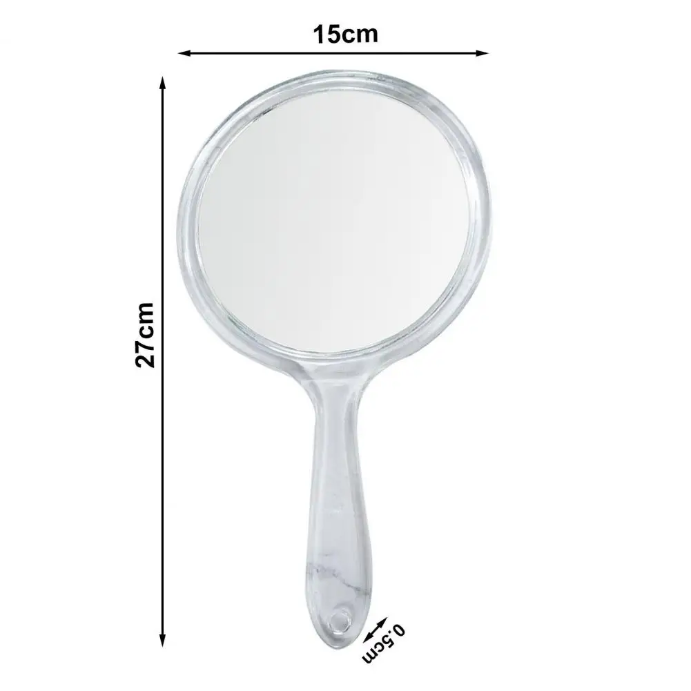 

Handheld Mirror Stylish Hanging Hole Makeup Mirror Vanity Cosmetic Travel Mirror with Handle Gift Supply