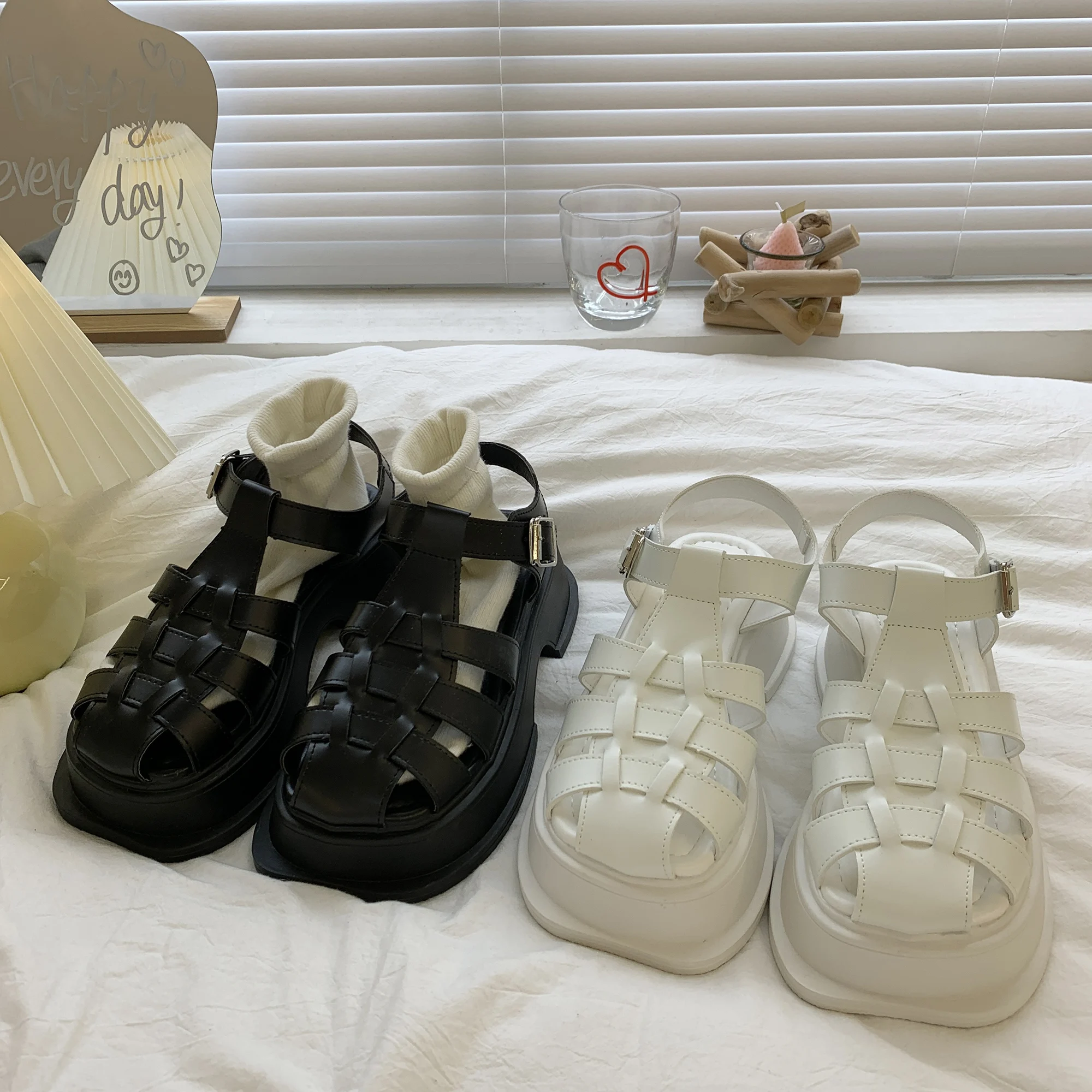 

Туфли женские на каблуке, мягкие босоножки на среднем каблуке, удобная обувь, модные сабо, цвет бежевый/черный, лето, 2022