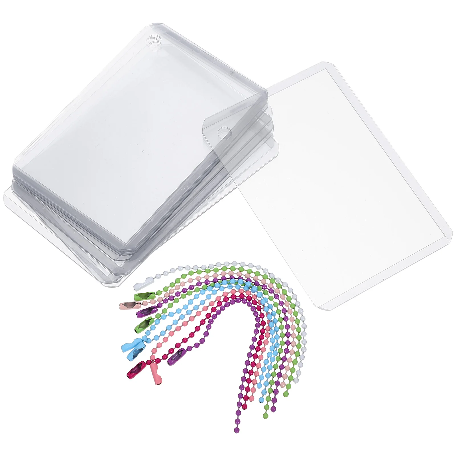 

10 Sets of Decorative Photocard Holder Portable Photocard Sleeve Photocard Collecting Sleeve