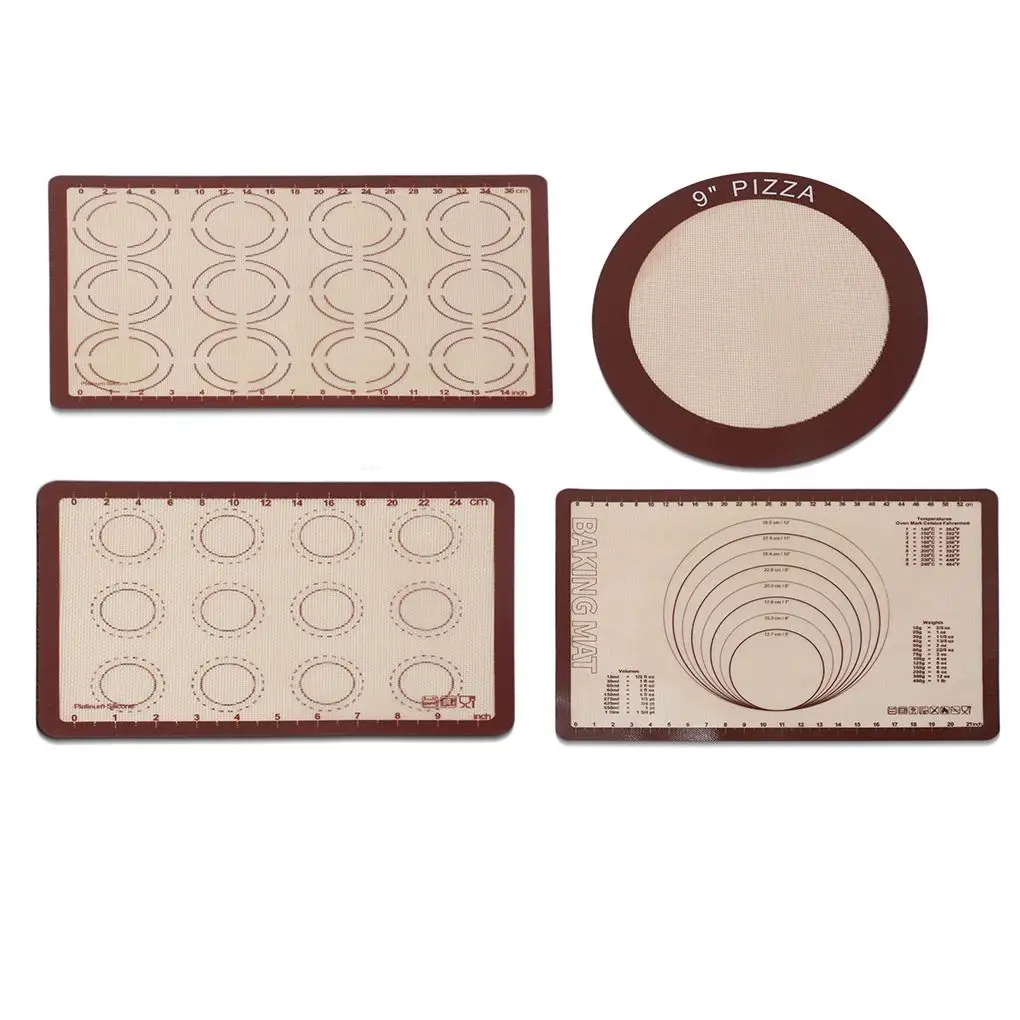 

Rolling Dough Mat Silicone Non-Slip Kneading Board Kitchen Countertop Non-Stick Home Fondant Rolling Sheet