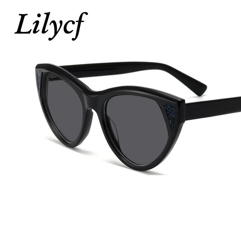 

2022 New Retro Fashion Sunglasses Anti-UV Personality Cat Eye Plate Glasses High Quality Polarized Eyewear UV400