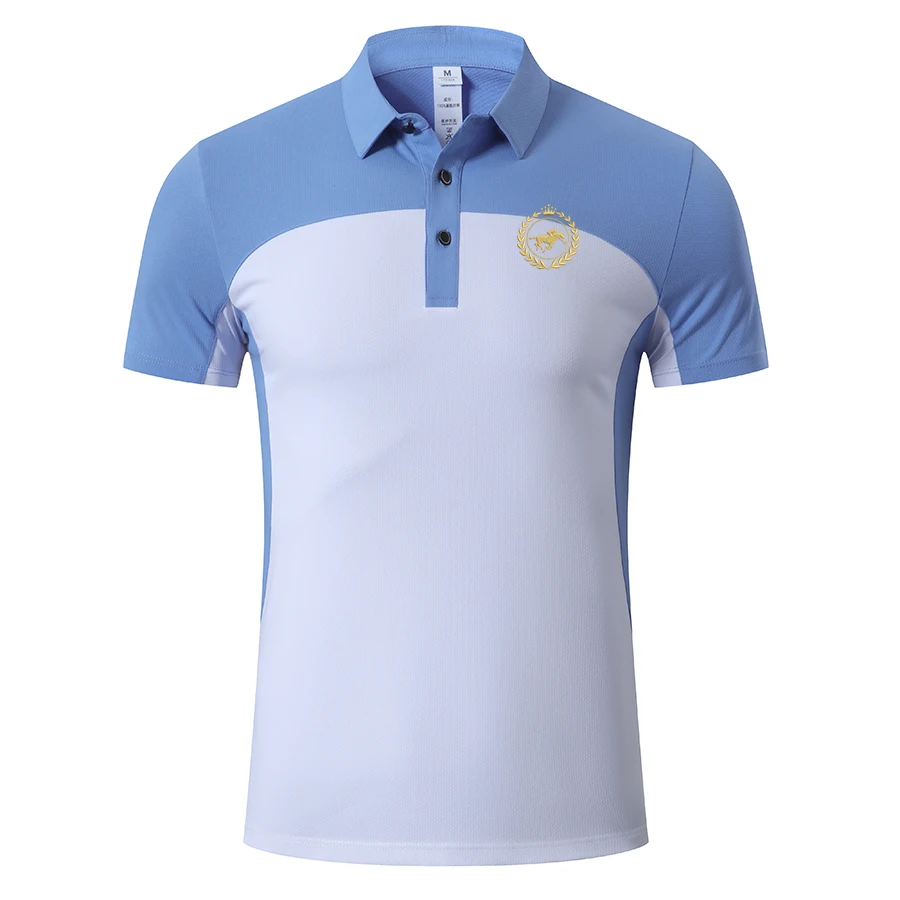 

Рубашка-поло мужская с коротким рукавом и отложным воротником