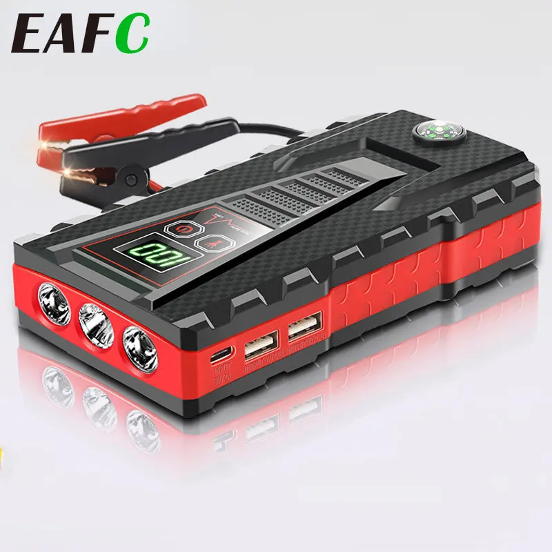 

EAFC Car Jump Starter 22000mAh 1200A Wireless Charger Power Bank for 12V Car Emergency Starter Jstar 4 Auto Car Booster Battery