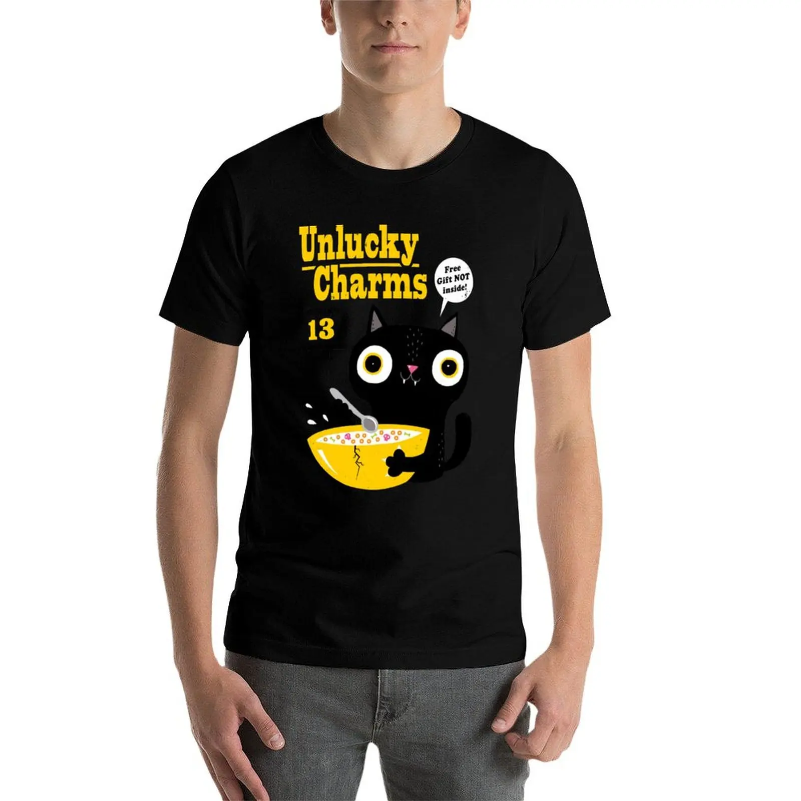 Футболка Unlucky Charms футболка большого размера на заказ роскошная одежда мужские