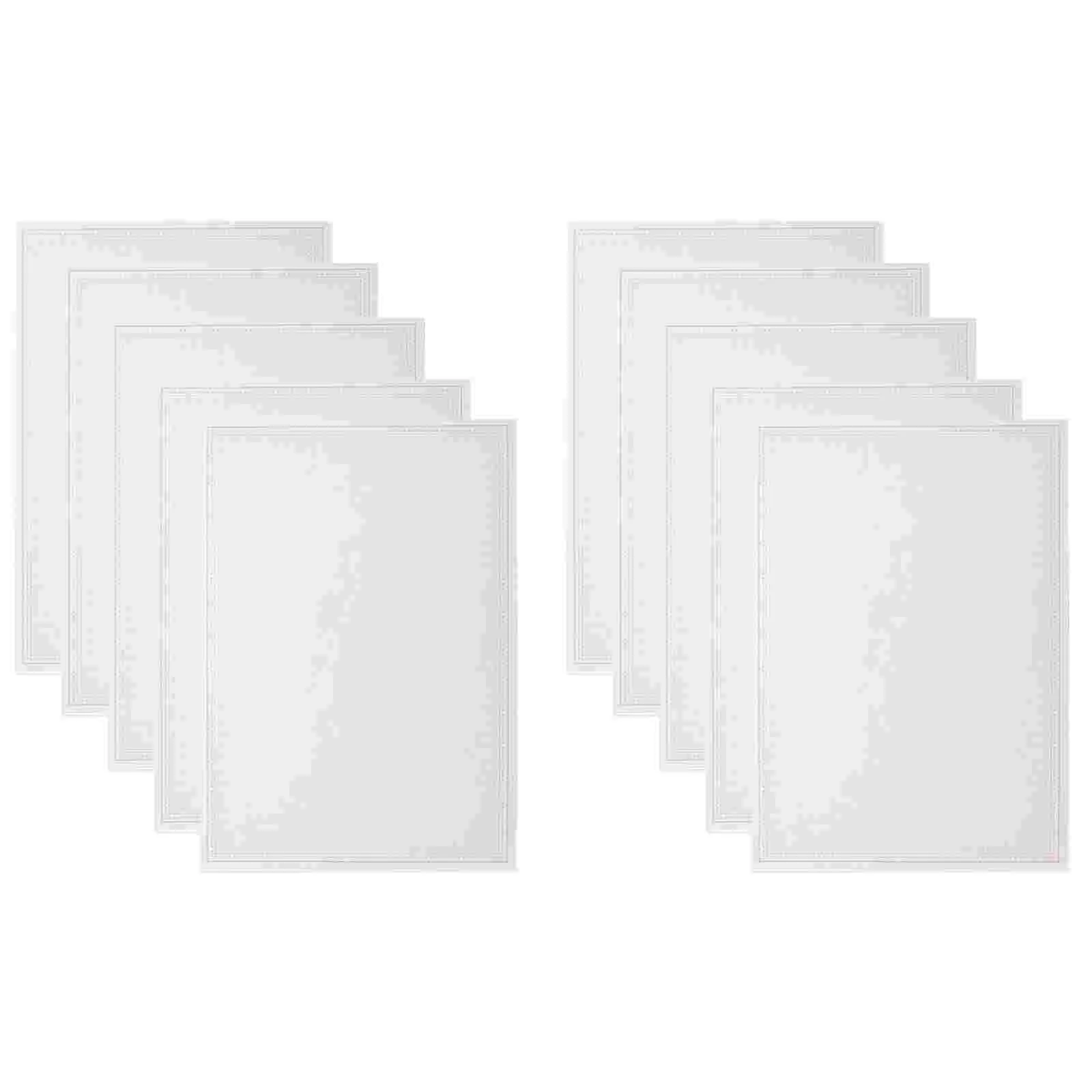 

10 Sheets of Printable Office Blank Sheets Honor Certificate Papers Blank School Diploma Paper