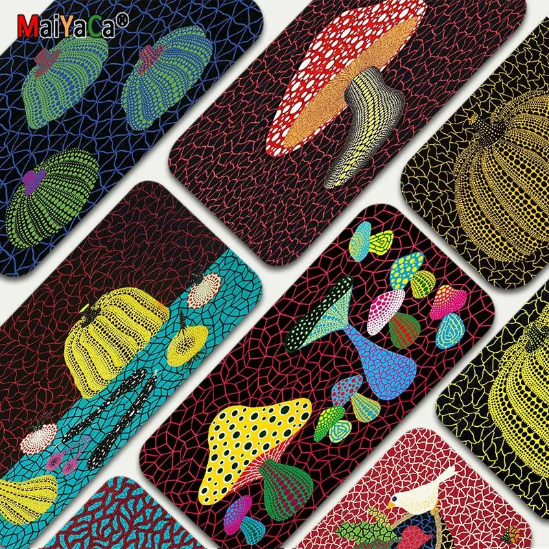 

Yayoi Kusama Pumpkin Art Anti-Slip Gaming Laptop Computer Desk Mouse Pad Mouse Mat Notbook Mousepad Gamer for Teen Girls Bedroom