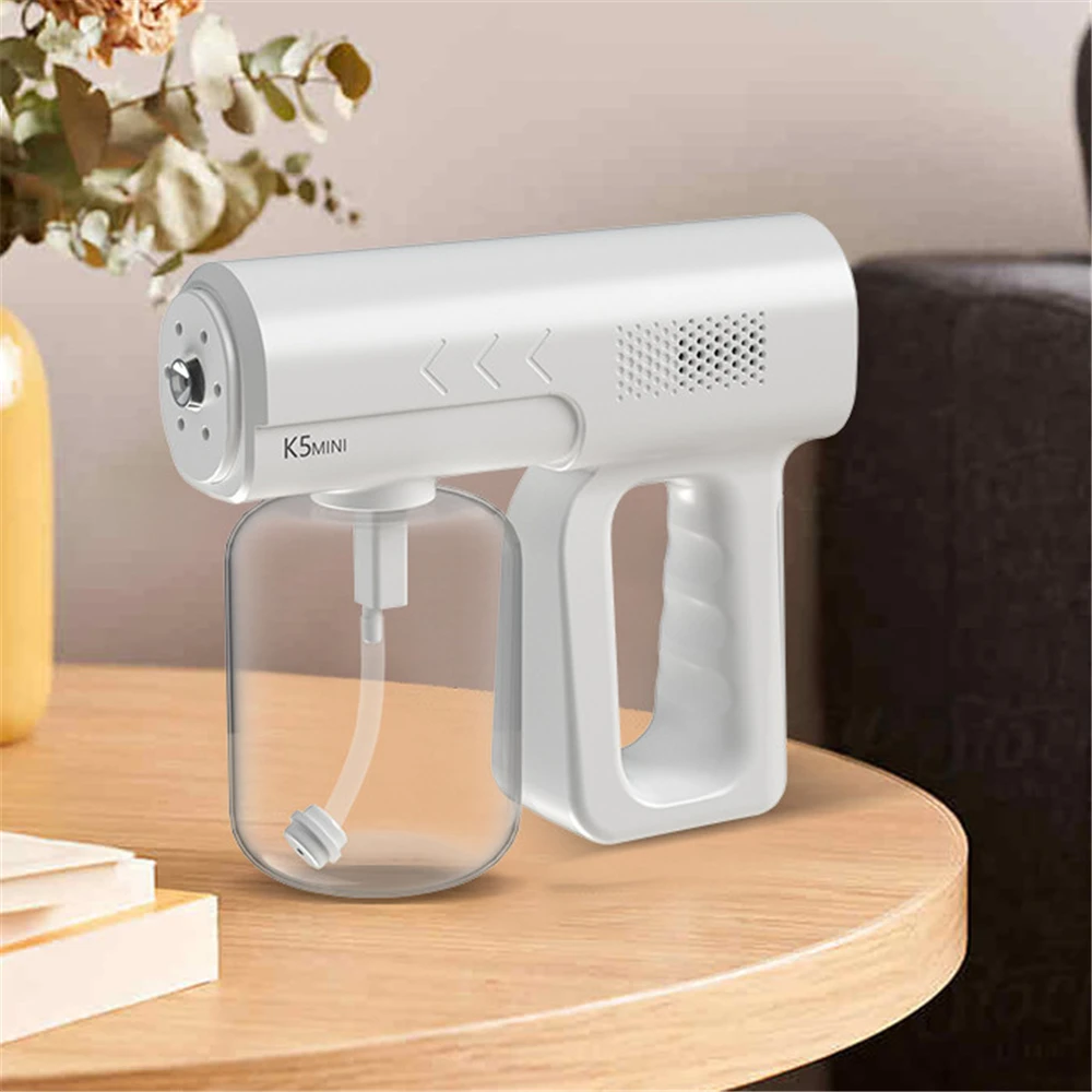 

K5 мини нано электрический спрей дезинфекционный распылитель синий светильник стерилизаторы алкоголя USB перезаряжаемое распылительное дез...