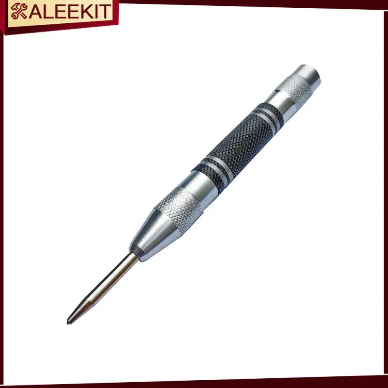 

Automatic Center Pin Spring Loaded Mark Center Hole Punch Needle Wood Indentation Mark Woodworking Carpenters Tool Bit