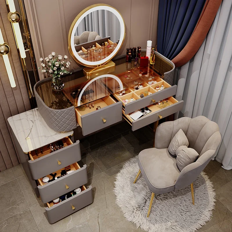 Подставка для комода туалетный столик макияжа ящик зеркало шкаф спальни