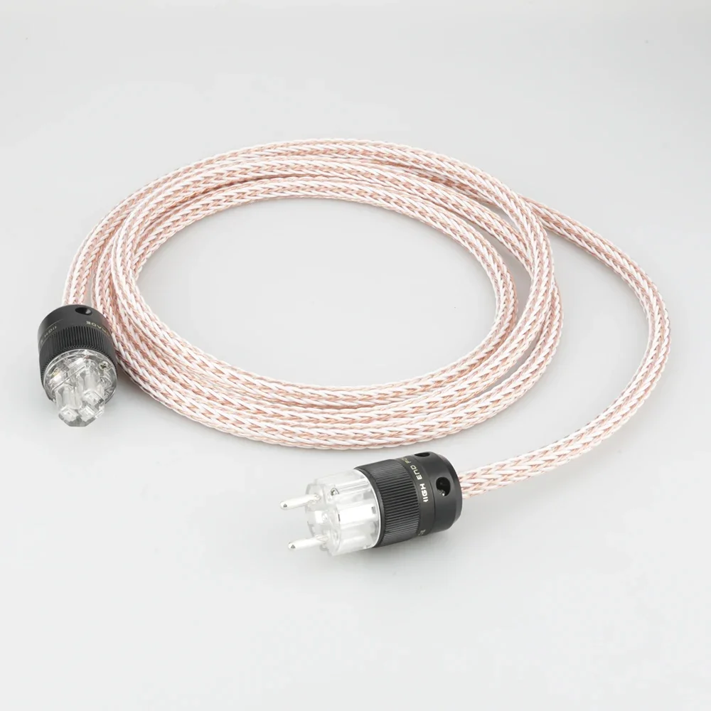 HiFi 6N OCC 12TC аудиофильский европейский шнур питания переменного тока с