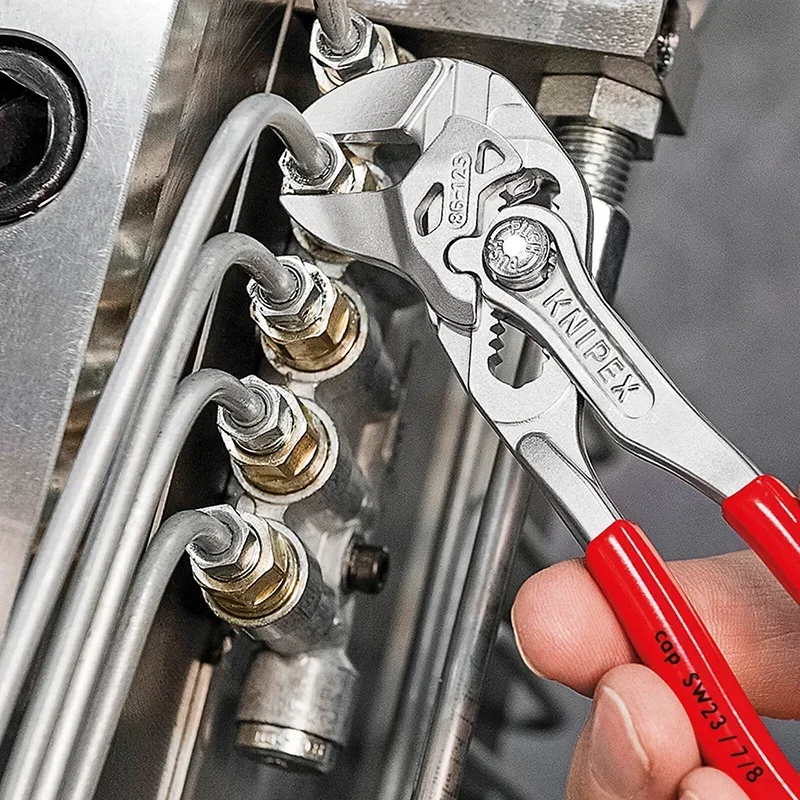 KNIPEX-дюймовые мини-плоскогубцы гаечный ключ ручка обжимной изгиб сантехнические
