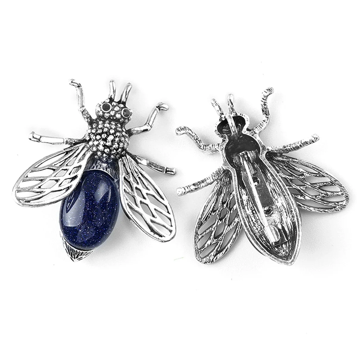 Натуральный камень хрусталь сплав агата искусственная бриллиантовая брошь