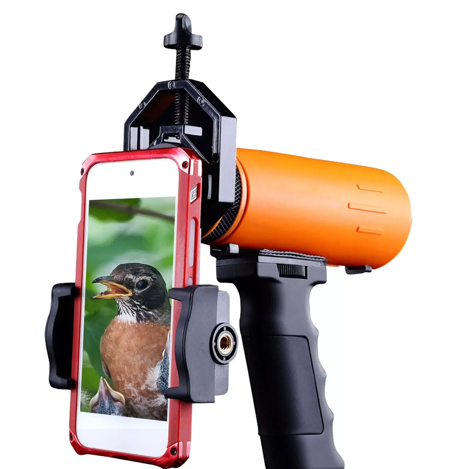 

2023NEW Tripod Head Holder Support 54-83mm Mount Adapter Hunter Hunting Camera Camcorder Attach Spotting Scope