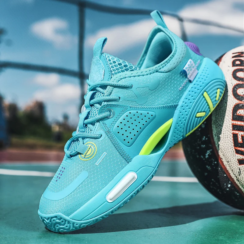 

DR.EAGLE Basketball Shoes Men High Quality Boys Outdoor Street Sports Shoes Fashion Cushioning Hard-Wearing Trendy Male Sneakers