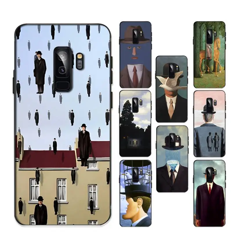 

Art Rene Magritte Phone Case for Samsung S20 lite S21 S10 S9 plus for Redmi Note8 9pro for Huawei Y6 cover