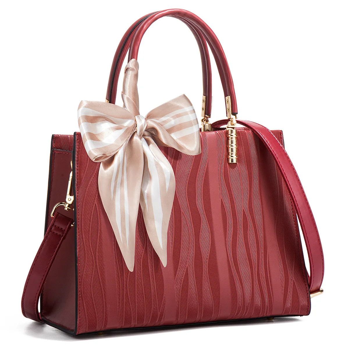 Red wedding bag bride's bag large capacity portable shoulder bag designer bag handbags crossbody bags for women