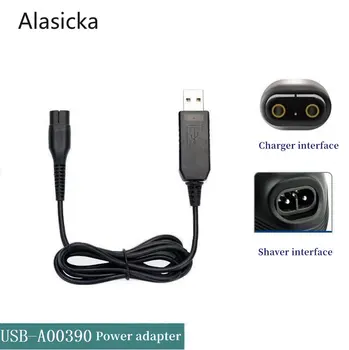 Cargador de afeitadora A00390, adaptador de Cable de alimentación USB para Philips OneBlade S301 310 330, 1 unidad 1