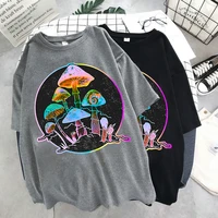 mushroom cute t shirts women o neck casual summer tops graphic y2k woman tshirts 2022 fashion streetwear clothes female y2k tops