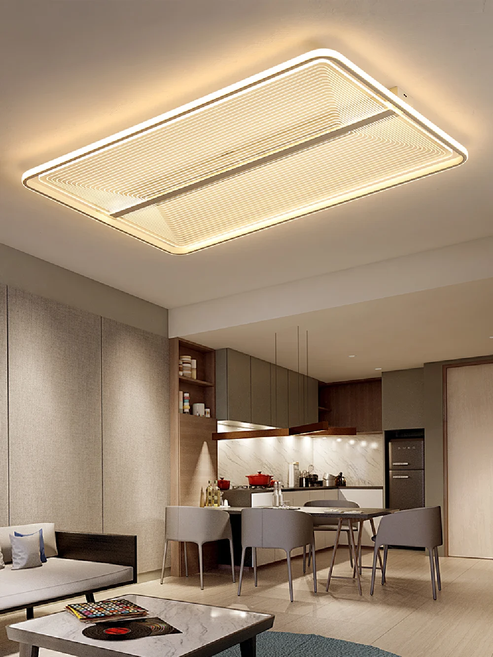 

Remote Dimming LED Ceiling Light For Living Room Restaurant Bderoom Ceiling Lamp Modern White Simple Panel Lights AC90V - 260V