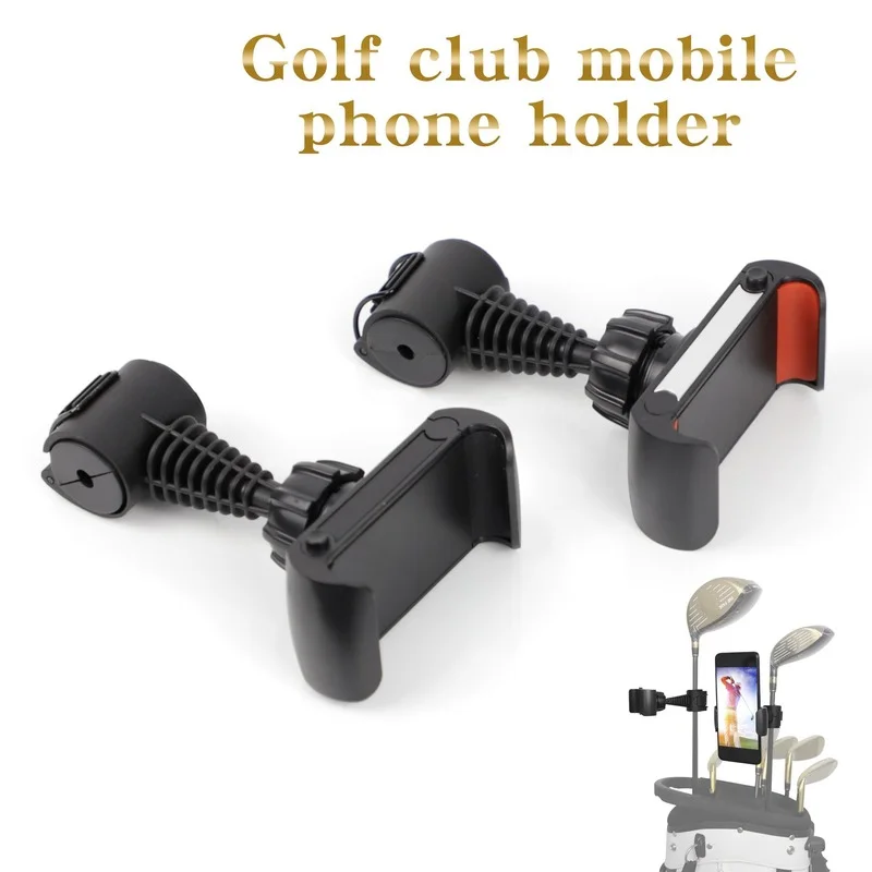 

Golf Club Mobile Phone Holder 360 Rotating Golf Swing Training Recording Aids Posture Correction Cellphone Clip Mount Holder