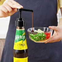 1pc dispenser head bottle pump for tomato sauce ketchup vinegar pressure push type nozzle mouth squeezer