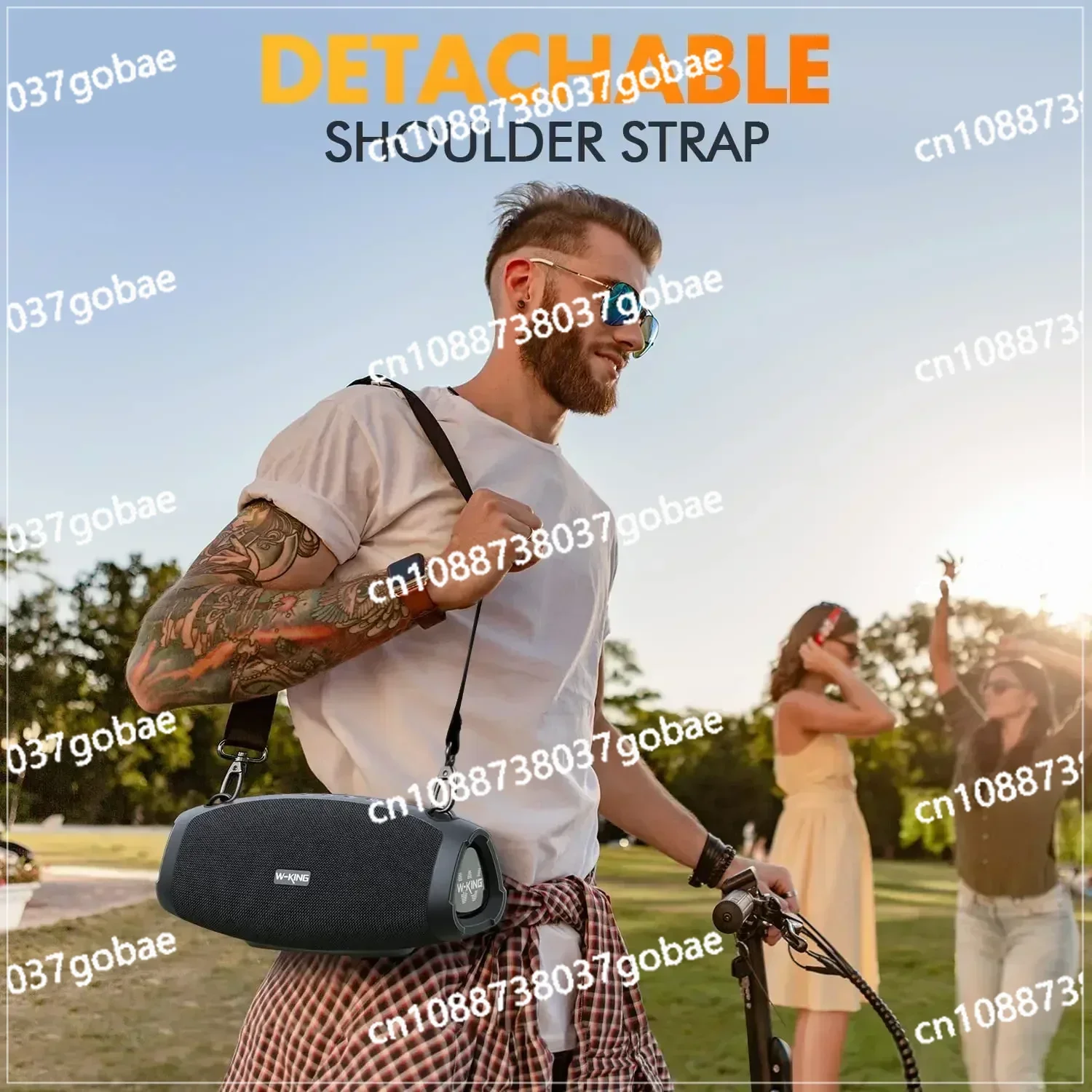 W-KING X10 Портативный уличный сабвуфер для отдельных инструментов IPX6