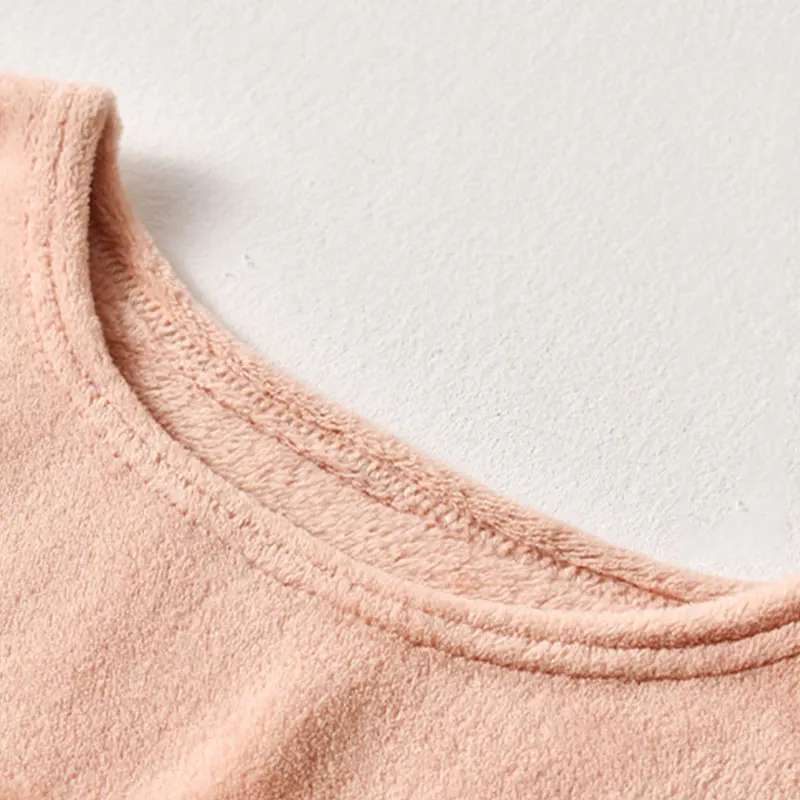 Warm Women's Suits Winter Thickened Coral Fleece Home Clothes Students Loose Lazy People Bundle Feet Casual Pajamas Pajamas