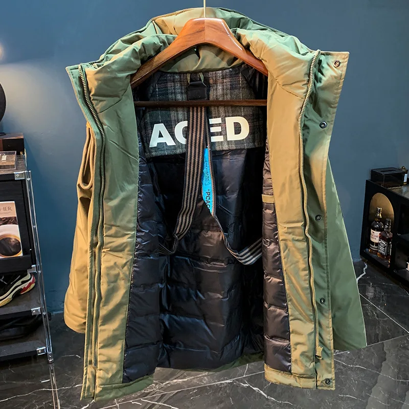 Морозостойкий пуховик для альпинизма на открытом воздухе мужской 2024 зимняя