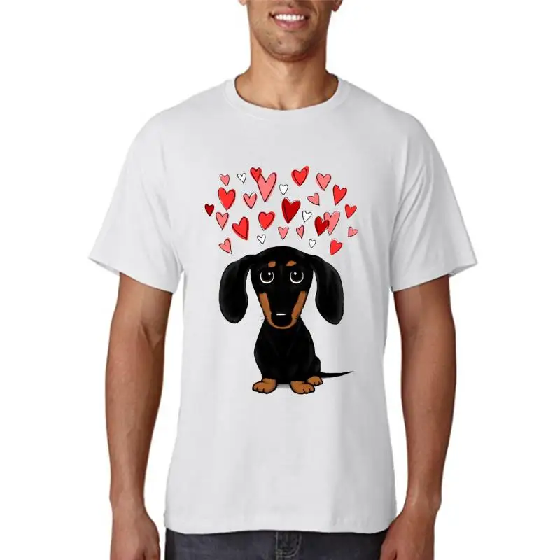 

Women Short Sleeve Dog Love Sweet Pet Animal Spring Printing Fashion Clothes Print Tshirt Female Tee Top Ladies Graphic T-shirt