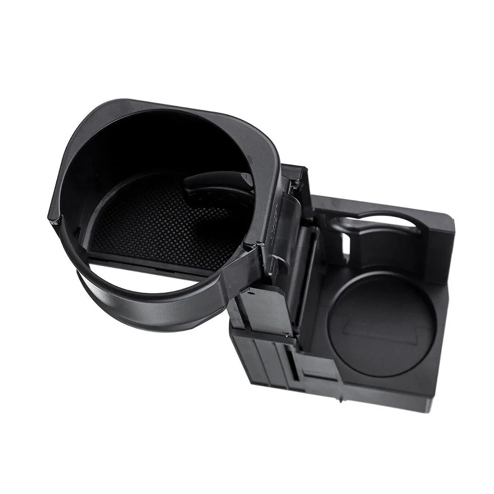

Car Interior Cup Drink Holder Assembly Retractable For Mercedes E-Class E320 E500 E350 66920118 2116800014 Black ABS Accessories