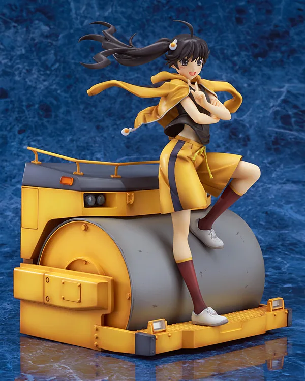 100% оригинал: Bakemonogatari ARARAGI KAREN дорожный каток 1/8 ПВХ фигура аниме модель игрушки