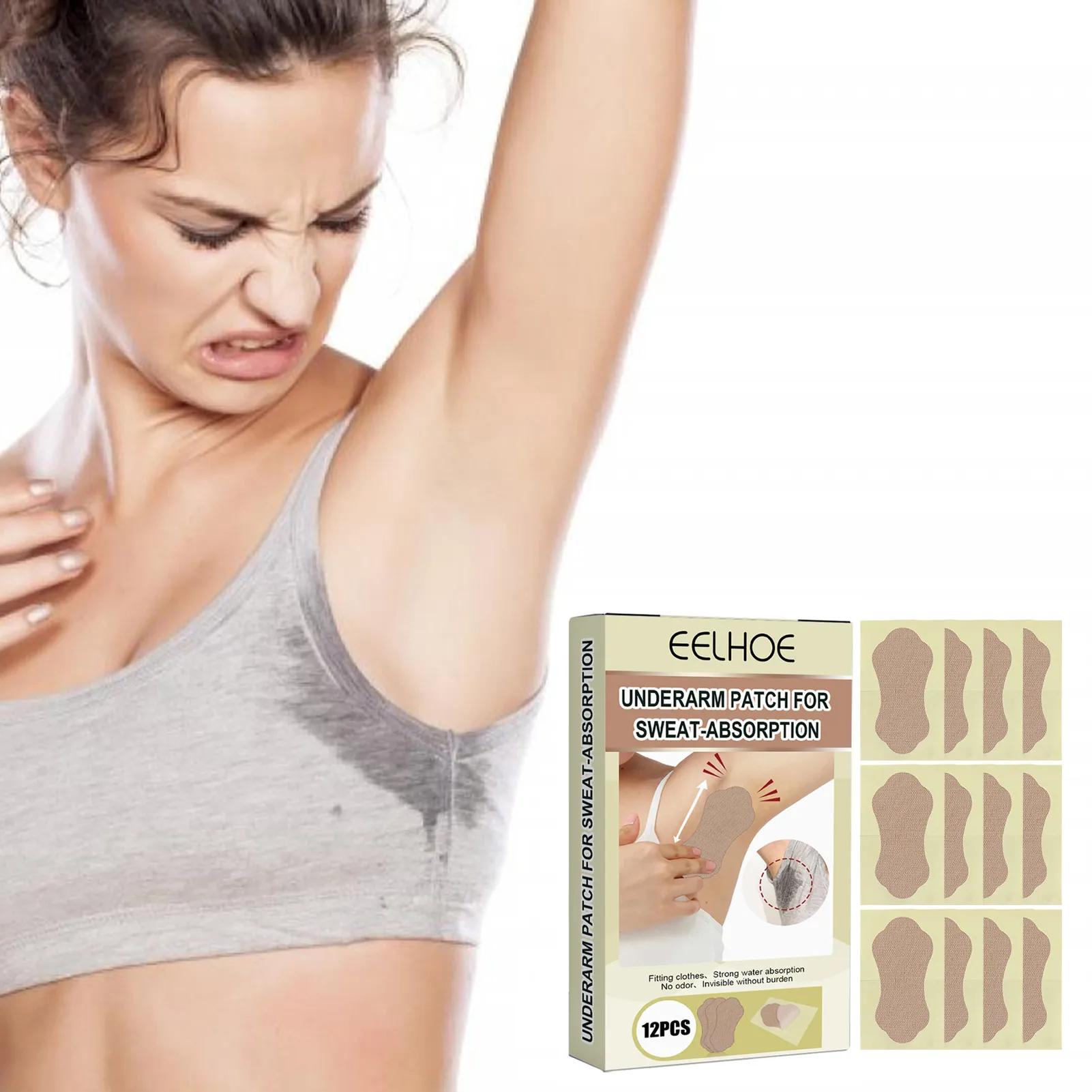 

Подмышечные коврики от пота снимают гипергидроз для мужчин и женщин